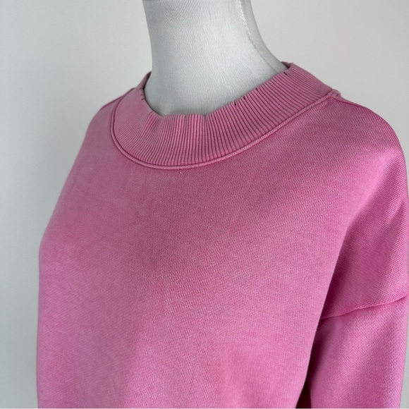 Aerie Pink Crewneck Sweatshirt Size Medium - Picture 8 of 13